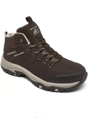 SKECHERS BROWN TRAIL HIKING BOOTS